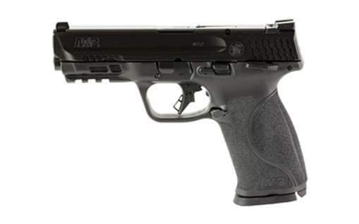 Picture of Smith & Wesson M&P9 M2.0 Full Size, Semi-automatic Striker Fired Pistol, 9MM, 4.25" Stainless Steel Barrel, Black Armornite Finish, Interchangeable Palmswell Grip Inserts, White Dot Sights, Manual Thumb Safety, 10 Rounds, 2 Magazines, Loaded Chamber Indicator, California Compliant 14033