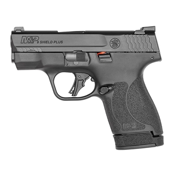 Picture of S&W M&P9 Shield Plus Handgun 9mm Luger 10rd Magazine 3.1" Barrel Night Sights No Manual Safety Black USED 13250U