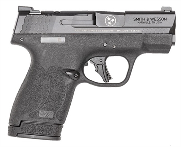 Picture of S&W M&P 9 Shield Plus OR TN Logo Handgun 9mm Luger 10&13rd Magazines 3.1" Barrel Night Sights Thumb Safety 14119