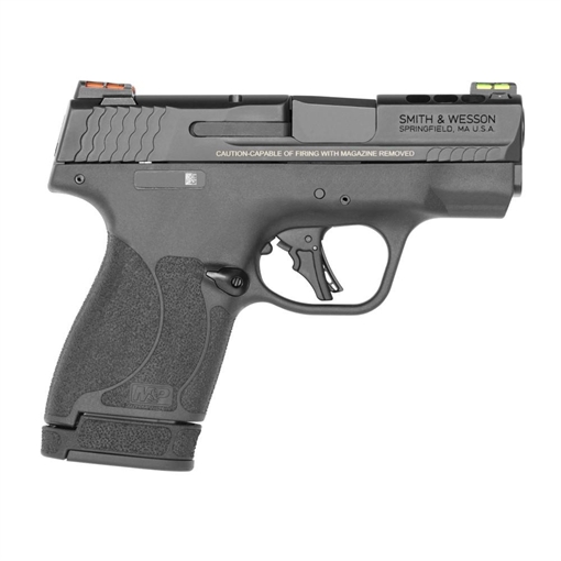 Picture of S&W PC M&P9 Shield Plus Manual Thumb Safety 9mm Luger 10rd Magazine 3.1" Ported Barrel Fiber Sights USED 13254U
