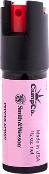 Picture of S&amp;W PEPPER SPRAY .5 OZ PINK PLASTIC CASE W/QUICK RELEASE CLIP CAMSWP1403P