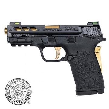 Picture of S&W Performance Center M&P 380 SHIELD EZ M2.0 .380 Auto 8rd Magazine 3.8" Gold Ported Barrel MA Compliant-USED 12719U