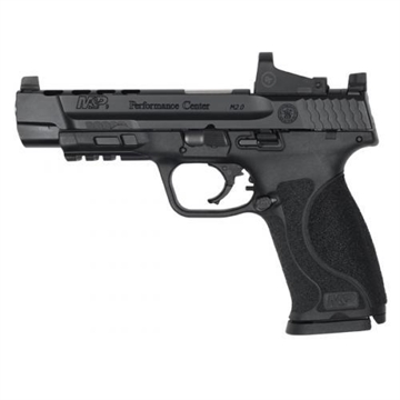 Picture of S&W Performance Center M&P 9 M2.0 Handgun 9mm Luger 17rd Magazine 5" Barrel with Crimson Trace Red Dot Optic USED 12470U