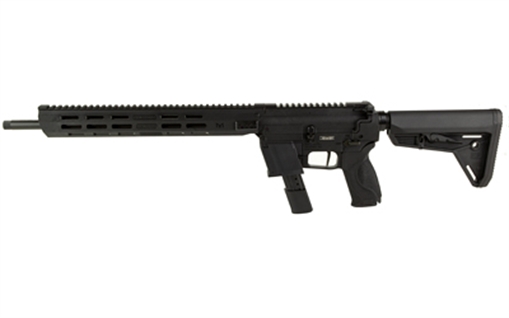 Picture of Smith & Wesson Response, Semi-automatic, AR, 9MM, 16.5" Barrel, Threaded 1/2x28, Black Oxide Finish, Black, Polymer Upper/Lower Receiver, M&P Grips, Free Float M-LOK Handguard, Collapsible Stock, 23 Rounds, 2 M&P Magazines, 2 FLEXMAG Adaptors For GLOCK and Smith & Wesson Magazines 13797-