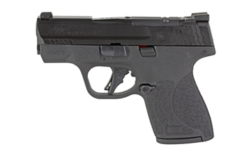 Picture of Smith & Wesson M&P9 Shield Plus OR, Striker Fired, Semi-automatic, Polymer Frame Pistol, Micro Compact, 9MM, 3.1" Barrel, Armornite Finish, Black, Tritium Night Sights, Optics Ready, No Thumb Safety, 10 Rounds, 2 Magazines 13558