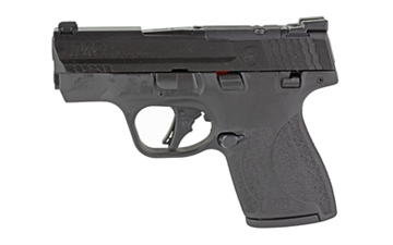 Picture of Smith & Wesson M&P9 Shield Plus OR, Striker Fired, Semi-automatic, Polymer Frame Pistol, Micro Compact, 9MM, 3.1" Barrel, Armornite Finish, Black, Tritium Night Sights, Optics Ready, Thumb Safety, 10 Rounds, 2 Magazines 13559