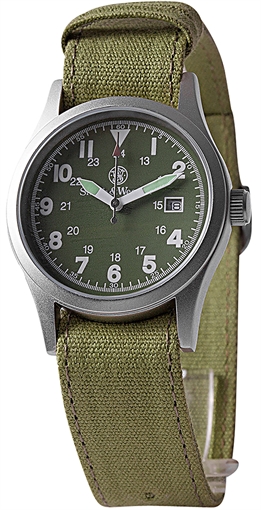 Picture of S&W Smith & Wesson Military Watch Olive Drab Green SWW1464OD