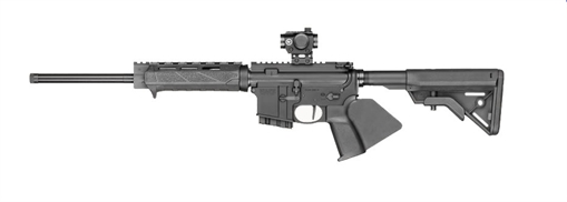 Picture of dSMITH & WESSON VOLUNTEER XC OR W/ CRMSN TRC 5.56 MLOK BLK 16" 10RD CA COMP 13514