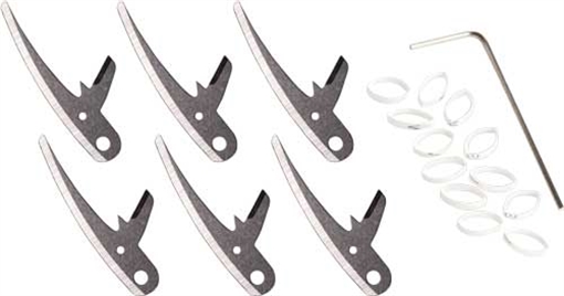 Picture of SWHACKER REPLACEMENT BLADES LEVI MORGAN CURVED 125GR 6PACK SWH00270