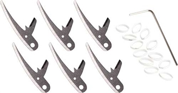 Picture of SWHACKER REPLACEMENT BLADES LEVI MORGAN CURVED 125GR 6PACK SWH00270