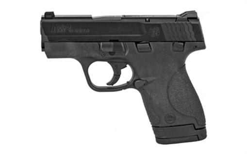 Picture of Smith & Wesson M&P Shield, California Compliant, Striker Fired, Semi-automatic, Polymer Frame Pistol, Micro-Compact, 40 S&W, 3.1" Barrel, Armornite Finish, Black, 3 Dot Sight, 2 Magazines, (1) 6-Round and (1) 7- Round 187020
