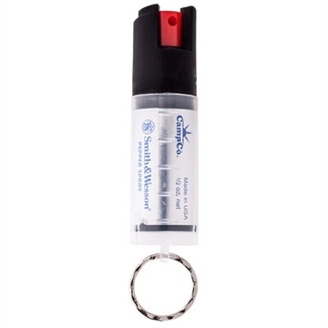 Picture of S&W Pepper Spray Pepper Spray OC Pepper Range 10 ft 0.50 oz Clear Includes Keycap 1201