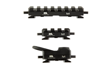 Picture of Sylvan Arms Sylvan Rail Sling Mount Combo, Fits M-LOK, Quick Detach, Includes Sling Mount, 7-Slot and 3-Slot Rails, Black RC300