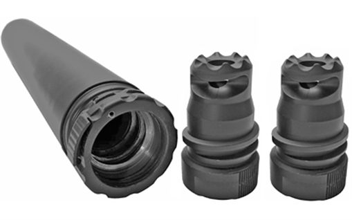 Picture of Sylvan Arms SA30Ti Kit, Suppressor, 30CAL, Blk, Titanium, Includes 2 Muzzle Devices SA30ti-Kit