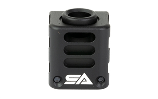 Picture of Sylvan Arms Compensator, 9MM, Fits GLOCK, Threaded 1/2x28, Anodized Finish, Black SAGC9