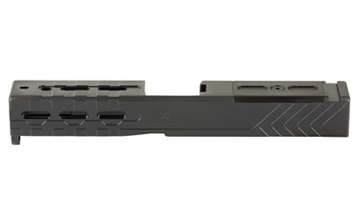 Picture of Sylvan Arms Custom Slide, Trijicon RMR Slide Cut, Fits Glock 19 GEN3, DLC Finish, Black, Includes Internals, RMR Cover/Adapter Plate, RMR Locating Pins and Plate Screws GL19G3Pk