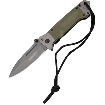 Picture of SZCO SZCO Drop Point Task Force Knife 5 in. Moss Green 300362-GN 300362GN