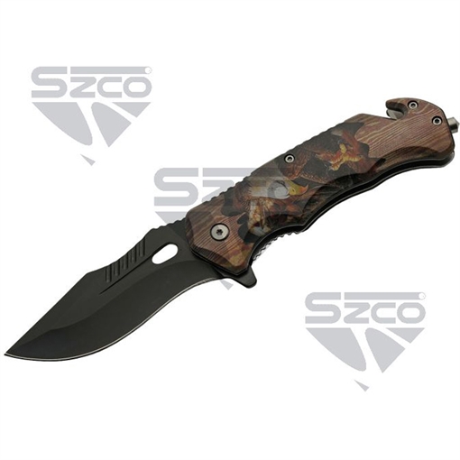 Picture of SZCO SZCO Eagle Rescue Liner Lock Knife 4.75 in. 300556-EG