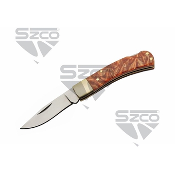 Picture of SZCO SZCO Red Clay Lockback Knife 3 in. 211595