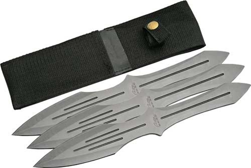 Picture of SZCO RITE EDGE 10" PRO THROWER KNIFE 3PC SET W/SHEATH 211230SL