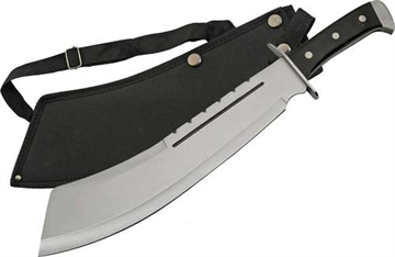 Picture of SZCO RITE EDGE 13.5" BLACK BULLY MACHETE SS BLADE W/SHTH 926948BK