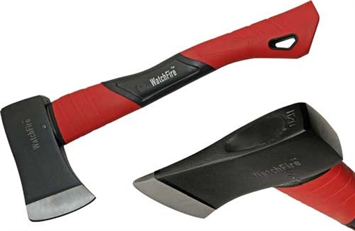 Picture of SZCO RITE EDGE 14" FIBERGLASS CAMP AX RED HANDLE 4" BLADE AX6801