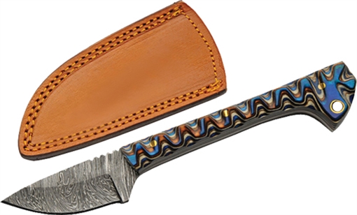 Picture of SZCO RITE EDGE RITE EDGE 6.5" BLUE CAPING KNIVE LEATHER SHEATH DM1320BL