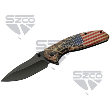 Picture of SZCO SZCO USA Forest Liner Lock Knife 4.5 in. 300597-US