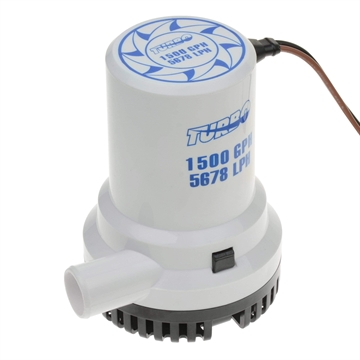 Picture of T-H MARINE BILGE PUMP 1500 GPH FOR 11/8" ID HOSE BE-PL-57430-DP BE-CO-52481-DP