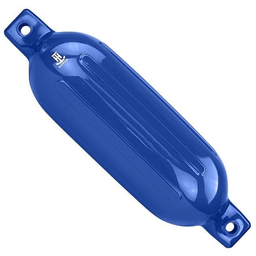 Picture of T. H. MARINE RIBBED BOAT FENDER INFLATABLE - 6.5"X23" BLU BE-GE-52182-DP