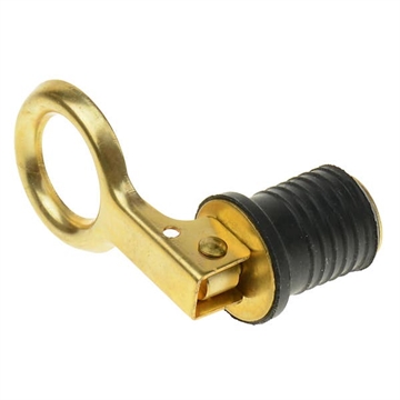 Picture of T. H. MARINE DRAIN SNAP PLUG 1 1/4" BRASS BE-PL-54843-DP
