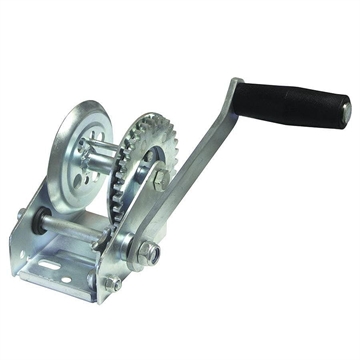 Picture of T. H. MARINE TRAILER WINCH 600LB 1-WAY, ZINC W/ 2"X15' STRAP/HOOK BE-TR-59916-DP