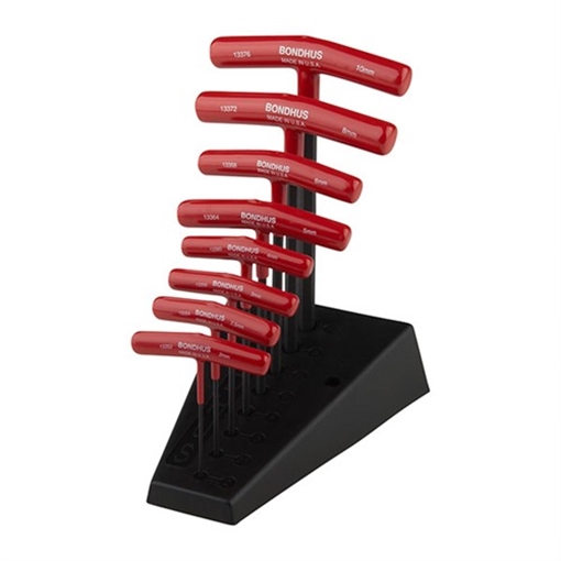 Picture of Bondhus METRIC HEX T-HANDLE 8-PIECE SET 13389