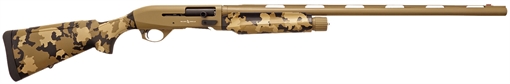 Picture of Silver Eagle Arms Alpha 2 12 Gauge 3" 4+1 28" Flat Dark Earth Cerakote Chrome Lined Vent Rib Barrel & Steel Receiver, Old School Camo Synthetic Fixed Stock A21228OS1