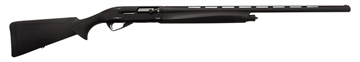Picture of Silver Eagle Arms Carlyle Full Size 12 Gauge Semi-Auto 3" 4+1 28" Black Cerakote Vent Rib Barrel, Black Steel Receiver, Fixed Black Synthetic Stock, Right Hand CAR12128BLK