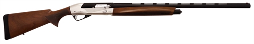 Picture of Silver Eagle Arms Carlyle Full Size 12 Gauge Semi-Auto 3" 4+1 28" Black Cerakote Steel Barrel, Silver Steel Receiver, Fixed Turkish Walnut Stock, Right Hand CAR1228SLVR
