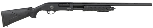 Picture of Silver Eagle Arms MAG 35 12 Gauge Pump 3.50" 4+1 24" Black Vent Rib Barrel, Black Steel Receiver, Fixed Black Synthetic Stock, Right Hand SMSYN1224