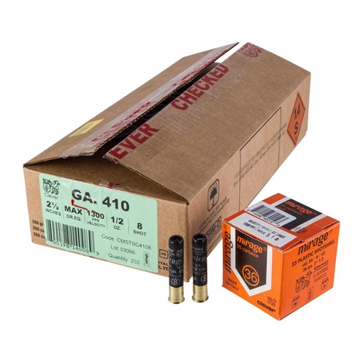 Picture of Clever MIRAGE SUPER TARGET T1 410 BORE 2-1/2'' 1/2OZ #8 SHOT 250/CS CMSTSC4108