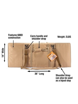 Picture of Tac-Mat Long Range Shooting Mat - Flat Dark Earth (FDE) 7837851