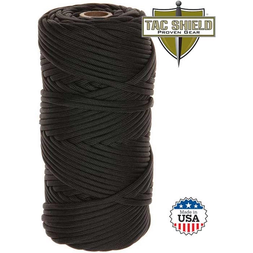 Picture of TAC SHIELD 550 PARA CORD BLACK 200 FEET ( 10 PER CASE ) 843119030205