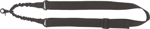 Picture of Allen Company Tac-Six Citadel Solo Sling, 1.5" Web Construction, Metal Scissor-Type Attachment Hook, Black 8910