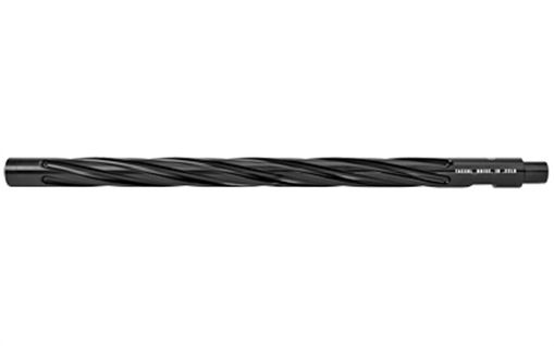 Picture of Tactical Solutions Performance X-Ring Barrel, 16.5" Spiral Fluted 6061-T6 Aluminum, Threaded 1/2X28, .920" Diameter, Gloss Black, For 10/22 or X-Ring Rifle XRBRLPERFBLK