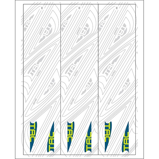 Picture of TAC Vanes TAC Vanes Arrow Specific Wraps White Size E 4.675 13 pk. 80TAC-0135108-1260