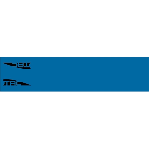 Picture of TAC Vanes TAC Vanes Arrow Wraps Blue 4.675 x 1.0 in. 13 pk. 80TAC-0135102-1140