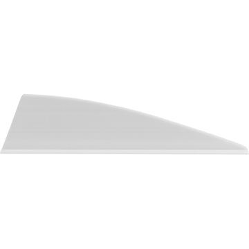 Picture of TAC Vanes TAC Vanes Driver High Profile Vanes White 36 pk. DHP225-36-WHT