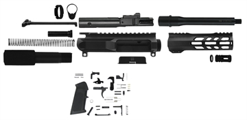 Picture of TacFire AR Build Kit 9mm Luger 7.50" Barrel Black for AR Platform SSPK9MMLPK7