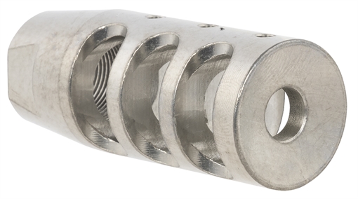 Picture of TacFire Compensator Stainless Steel with 5/8"-24 tpi Threads 2.50" OAL for 308 Win MZ10023SSN