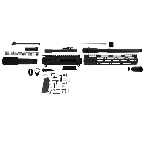 Picture of TacFire 10.5" Unassembled AR 300 Blackout Pistol Build Kit with Lower Parts Kit PK300LPK-10