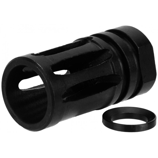 Picture of TacFire 5/8x24 TPI Bird Cage Muzzle Brake .30 cal Steel Black MZ1001-3B
