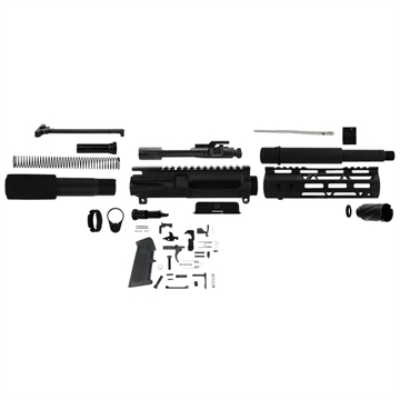 Picture of TacFire 7.5" Unassembled AR 300 Blackout Pistol Build Kit with Lower Parts Kit PK300LPK-7